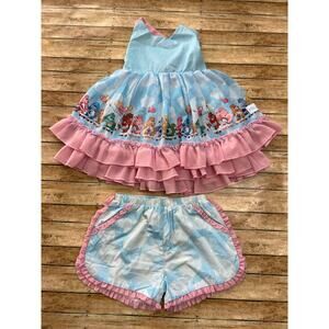 Mia Miel Clothing Care Bears Cloud Dress with Bloomers Toddler Girl Size 4T NEW